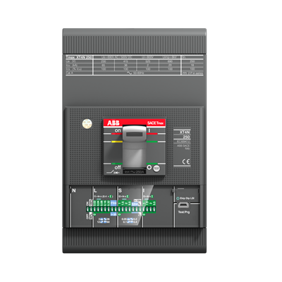 ABB XT4N 250 Ekip Dip LS/I In=250A 3p F F, manufacturer catalog image