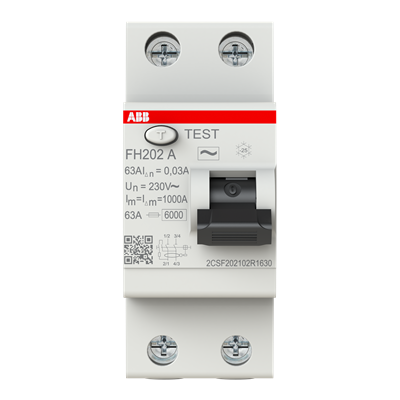 ABB FH202 A-63/0.03, manufacturer catalog image
