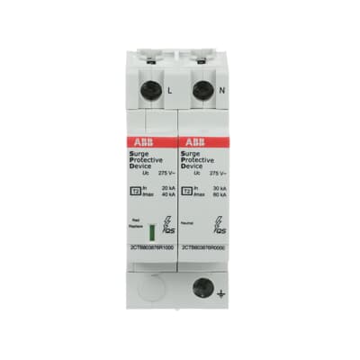 ABB OVR T2 1N 40-275 P QS, manufacturer catalog image