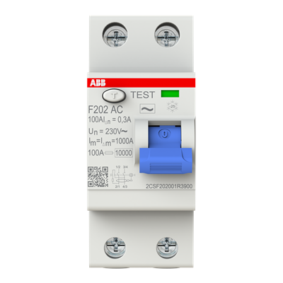 ABB F202 AC-100/0.3, manufacturer catalog image