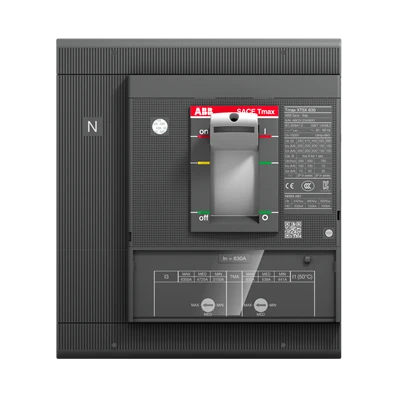 ABB XT5H 400 TMA 400-4000 4p F F InN=100%In, manufacturer catalog image