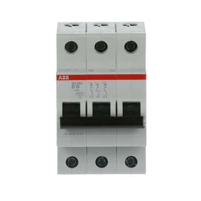 ABB SH203-B16, manufacturer catalog image