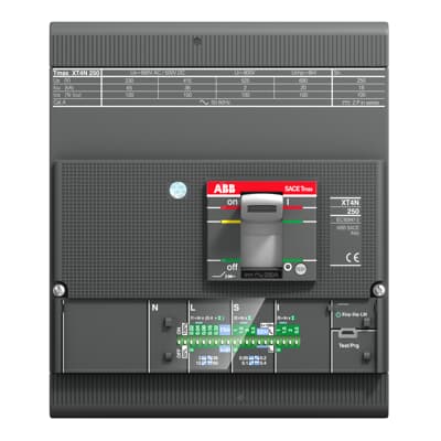 ABB XT4N 250 Ekip Dip LS/I In=250A 4p F F, manufacturer catalog image
