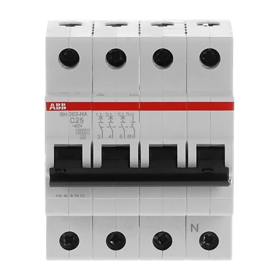 ABB SH203-C25NA, manufacturer catalog image