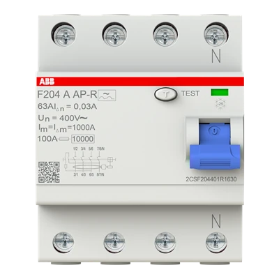 ABB F204 A-63/0.03 AP-R, manufacturer catalog image