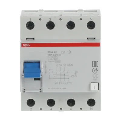 ABB F204 AC-125/0.3, manufacturer catalog image