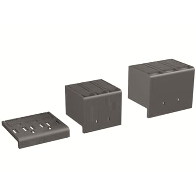 ABB LTC XT1 4p TERMINAL COVERS LOW 2pcs, manufacturer catalog image