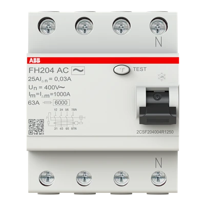 ABB FH204 AC-25/0.03, manufacturer catalog image