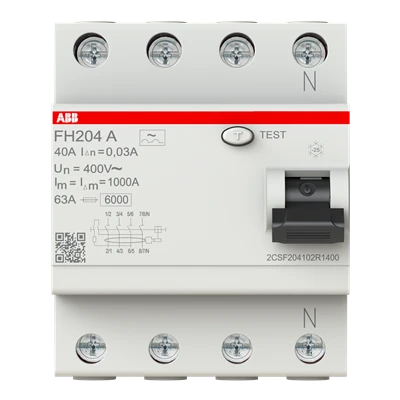 ABB FH204 A-40/0.03, manufacturer catalog image