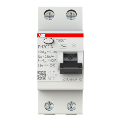 ABB FH202 A-40/0.03, manufacturer catalog image
