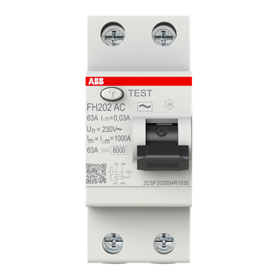 ABB FH202 AC-63/0.03, manufacturer catalog image