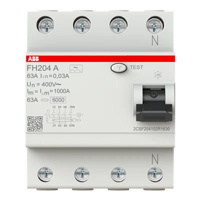 ABB FH204 A-63/0.03, manufacturer catalog image