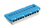 ABB MISTRAL neutral screw terminal block 9 × 16 mm² + 12 × 25 mm², manufacturer catalog image