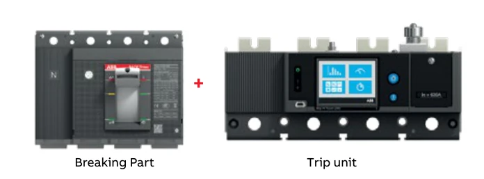 ABB XT2N 160, Ekip Touch Measuring LSI, In=40A, manufacturer catalog image
