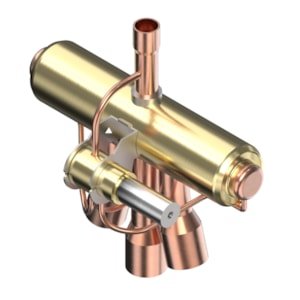 Danfoss STF-0204G3 — 4-way reversing valve, manufacturer catalog image