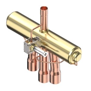 Danfoss STF-1514G3 — 4-way reversing valve, manufacturer catalog image