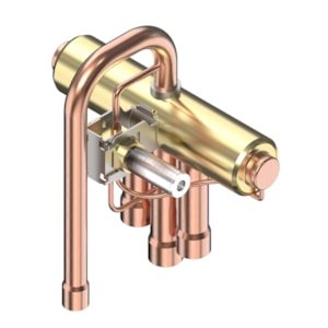 Danfoss STF-0104G3 — 4-way reversing valve, manufacturer catalog image