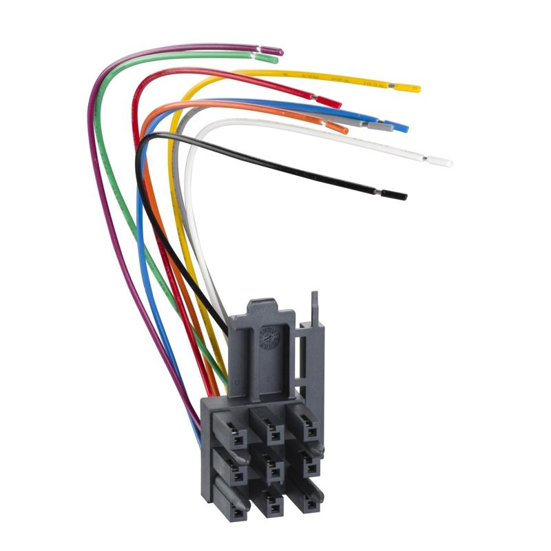 Schneider Electric automatic auxiliary connector, moving part, Compact NSX 400/630, for circuit breaker, 1 to 9 wires, manufacturer catalog image