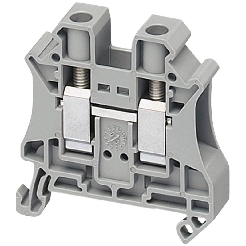 Schneider Electric SCREW TERMINAL, FEED THROUGH, 2 POINTS, 10MM² , GREY, manufacturer catalog image