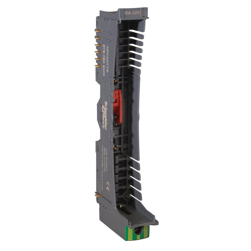 Schneider Electric Modicon STB - mounting base - for power distribution module - 18.4 mm, manufacturer catalog image