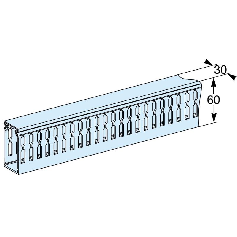 Schneider Electric 4HZ.TRUNKING SECTIONS L450+SUP, manufacturer catalog image