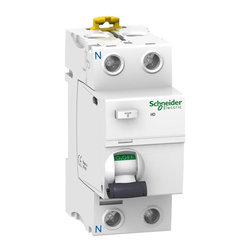 Schneider Electric Acti 9 iID - RCCB - 2P - 40A - 300mA - type AC, manufacturer catalog image