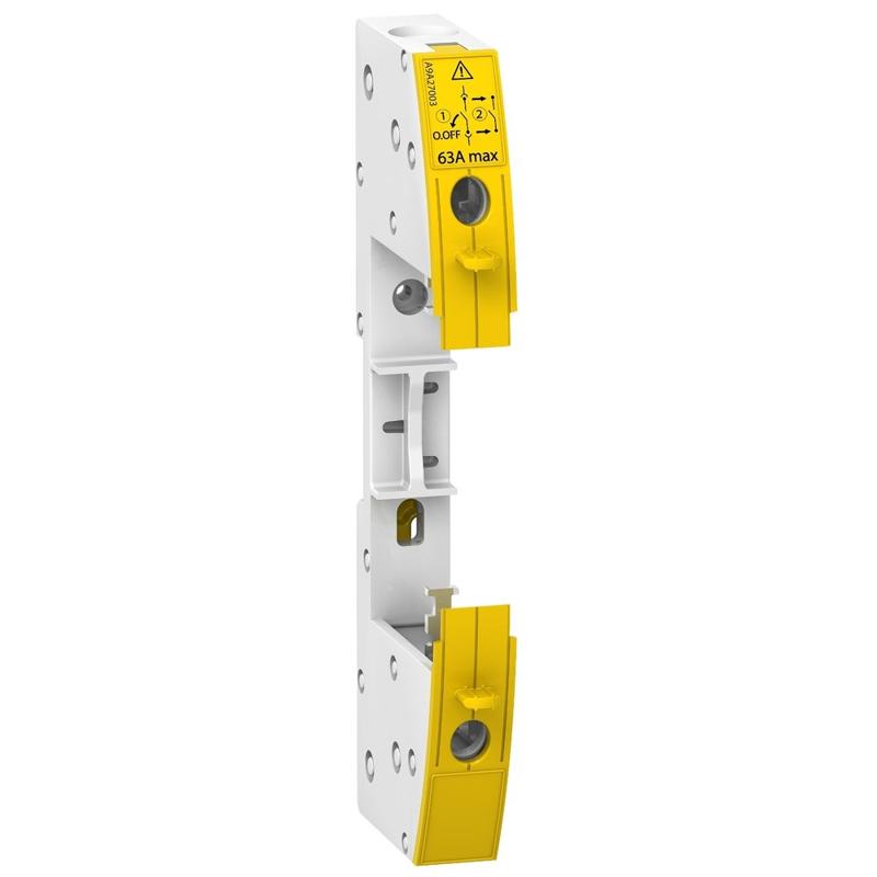 Schneider Electric plug-in base - 1P - 18mm Acti 9, manufacturer catalog image