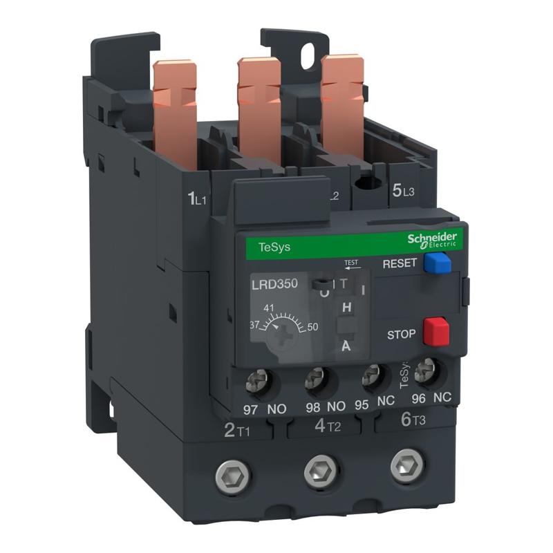Schneider Electric TeSys LRD thermal overload relays - 37...50 A - class 10A, manufacturer catalog image