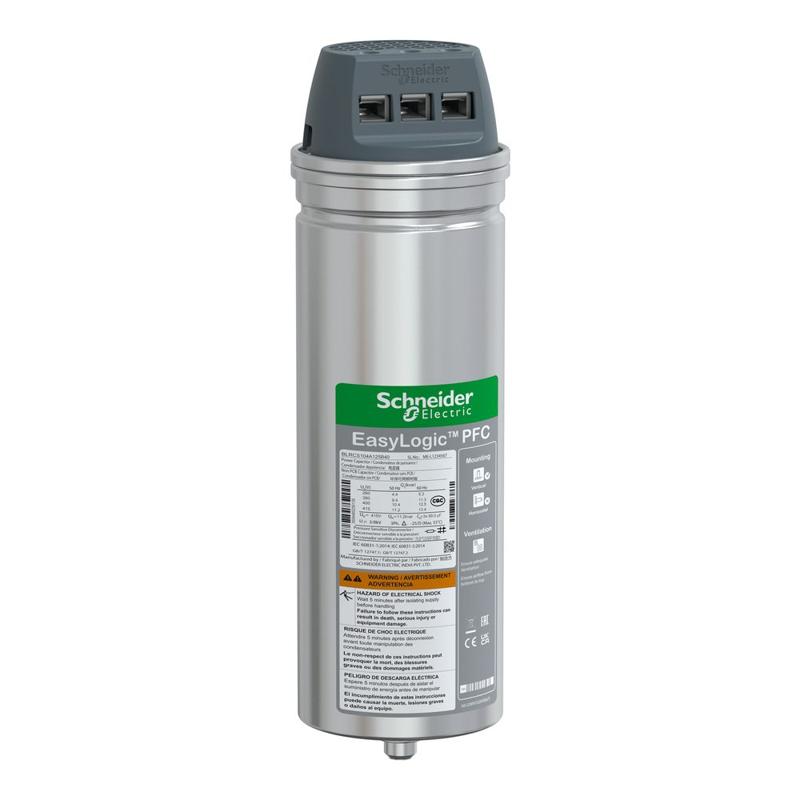 Schneider Electric EasyCan Capacitor - 10.4/12.5 kvar - 400 V - 50/60Hz, manufacturer catalog image