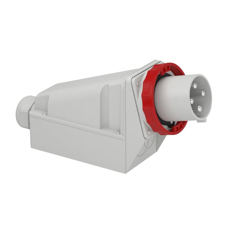 Schneider Electric Wall mounting plug, Mureva PK, 125A, 3P+E, 400V, IP67, manufacturer catalog image