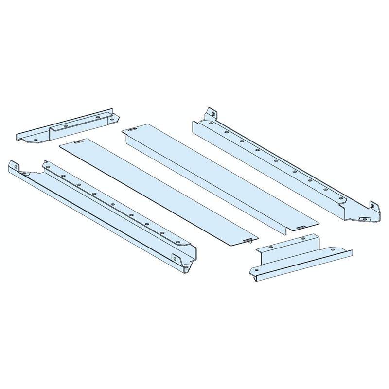 Schneider Electric Two-part gland plate, PrismaSeT P, IP31, for enclosure W 400mm D 600mm, manufacturer catalog image