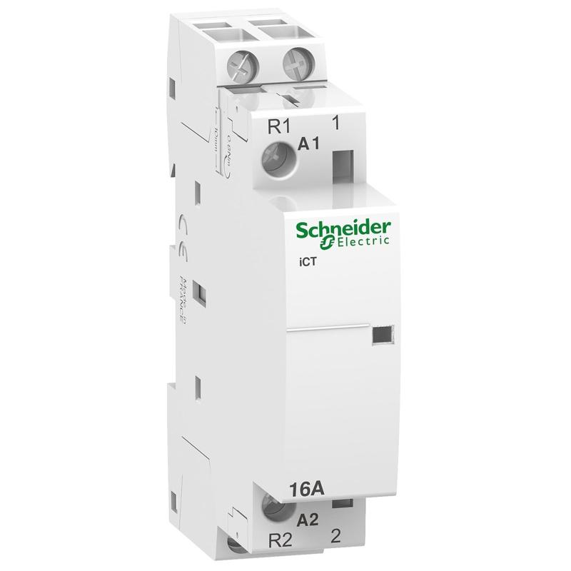 Schneider Electric iCT 16A 1NO 1NC 230...240V 50Hz contactor, manufacturer catalog image