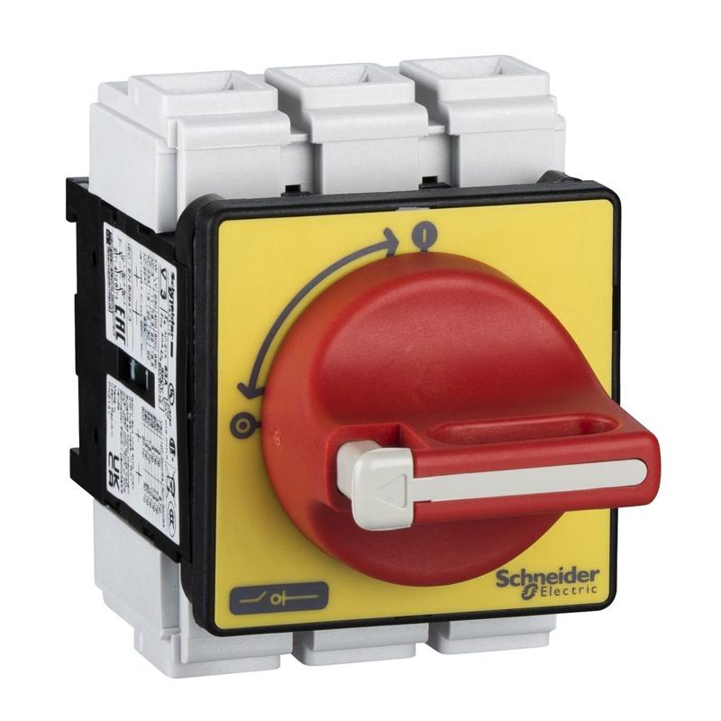 Schneider Electric TeSys Vario - emergency stop switch disconnector - 63 A - on door, manufacturer catalog image