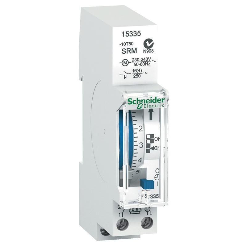 Schneider Electric Acti 9 - IH - mechanical time switch - 24 h - without memory, manufacturer catalog image