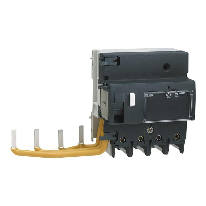 Schneider Electric NG125 - earth leakage add-on block - Vigi NG125 - 4P - 125A - 30mA, manufacturer catalog image