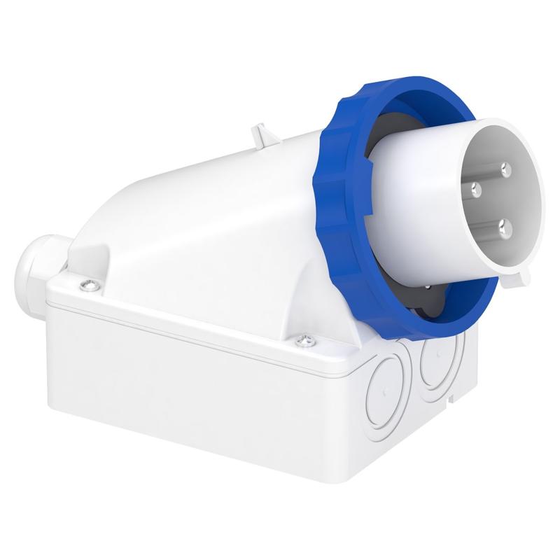 Schneider Electric PratiKa industrial plug - 32 A - 2P + E - 200...250 V AC - IP67, manufacturer catalog image