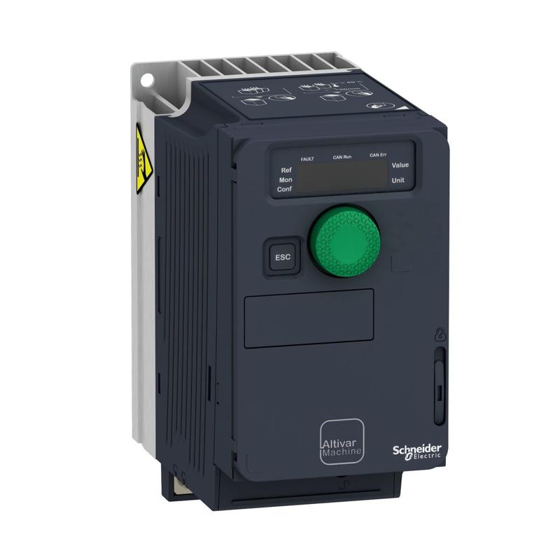Schneider Electric variable speed drive, Altivar Machine ATV320, 0.75kW, 200 to 240V, 1 phase, compact, manufacturer catalog image
