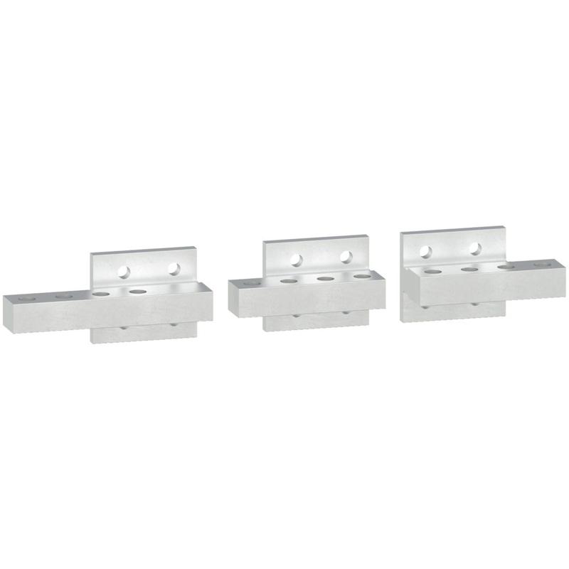 Schneider Electric horizontal rear power connection, Masterpact NW, 4000 A, top mounting, 3 poles, manufacturer catalog image