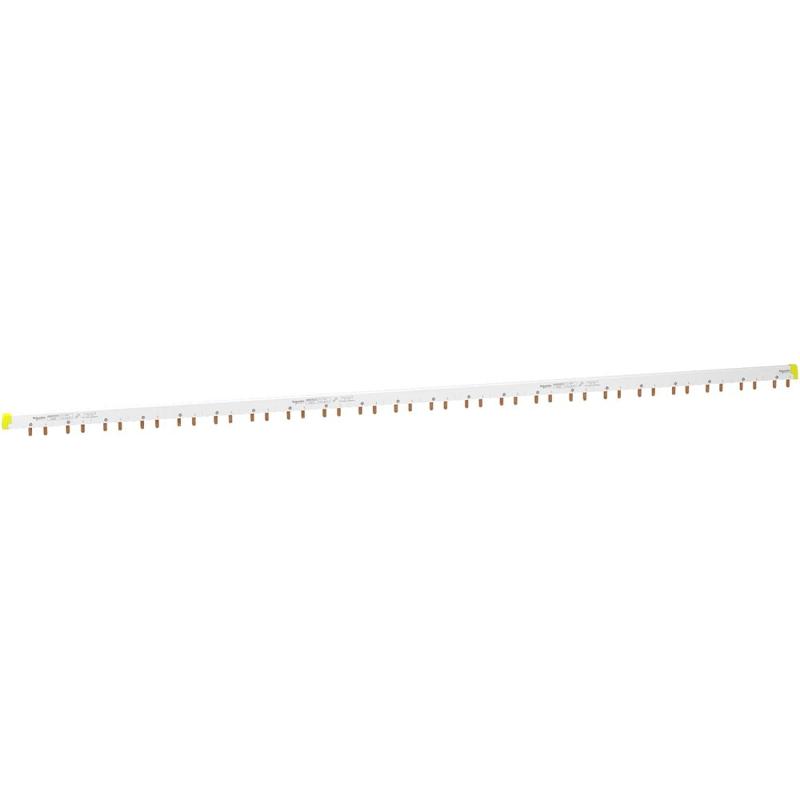 Schneider Electric Acti 9 - comb busbar - 1L+N with Aux - 18 mm pitch - 57 modules - 100A, manufacturer catalog image