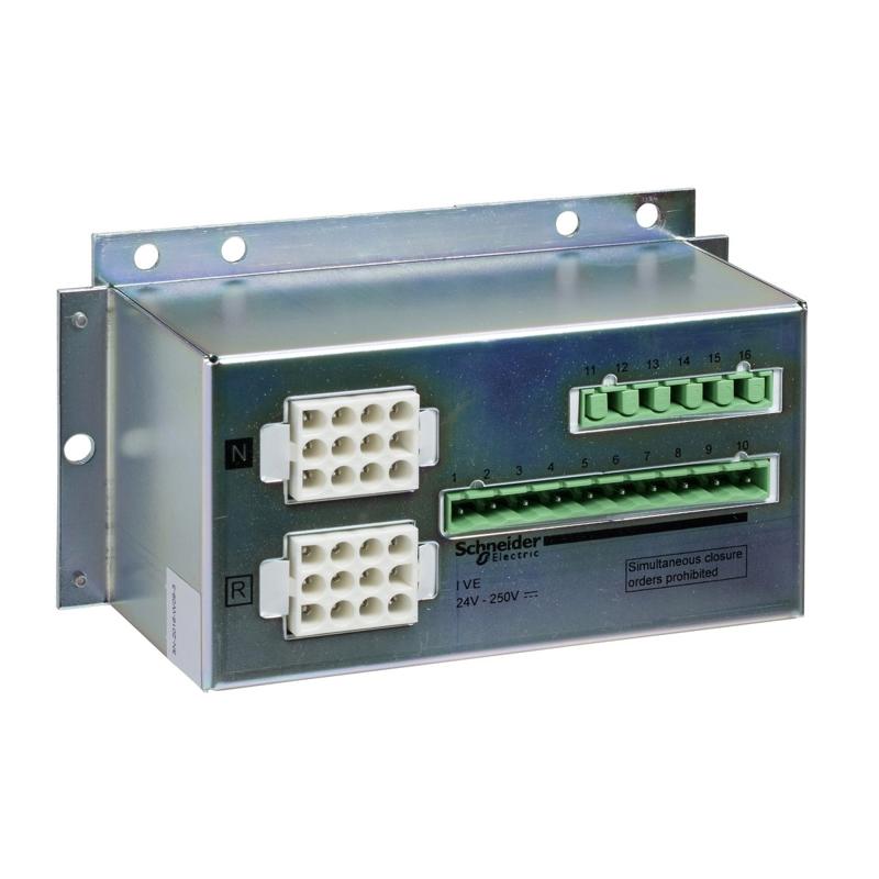 Schneider Electric electrical interlocking IVE, 48 VAC to 415 VAC 50/60 Hz, 440 VAC 60 Hz, manufacturer catalog image