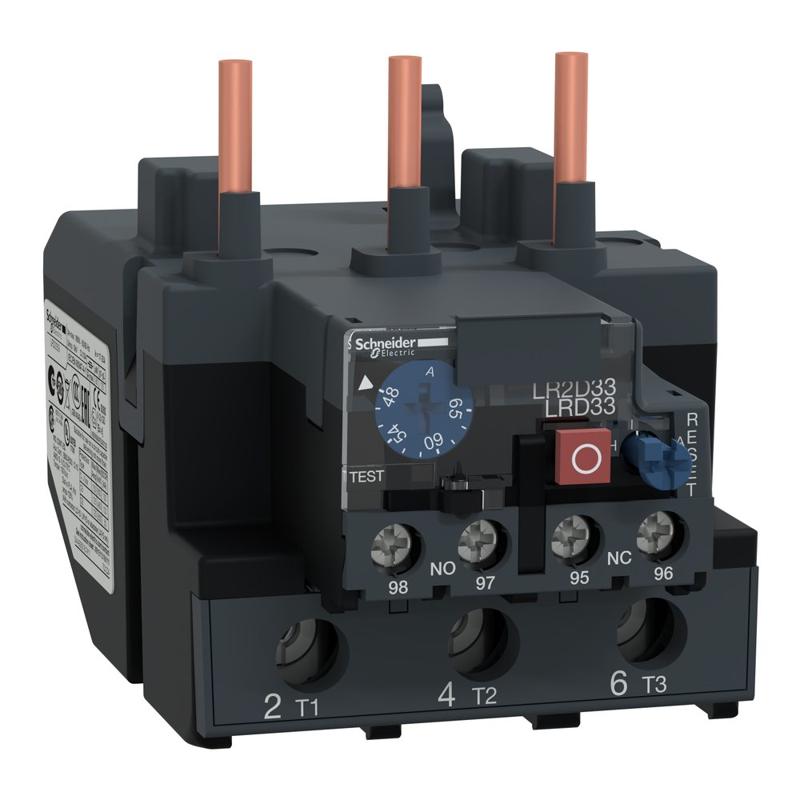 Schneider Electric TeSys LRD thermal overload relays - 48...65 A - class 10A, manufacturer catalog image