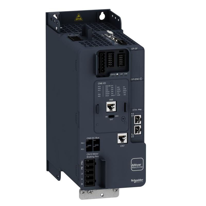 Schneider Electric variable speed drive, Altivar Machine ATV340, 7.5kW, heavy duty, 400V, 3 phases, Ethernet, manufacturer catalog image
