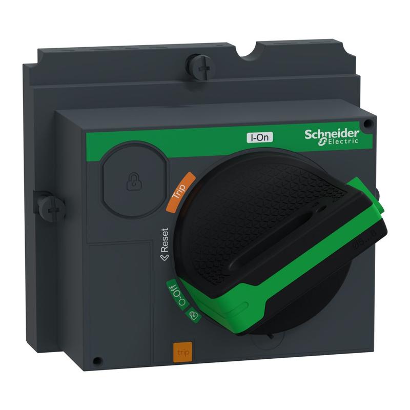 Schneider Electric Direct rotary handle, ComPacT NSX100/160/250, black handle, IP40, manufacturer catalog image