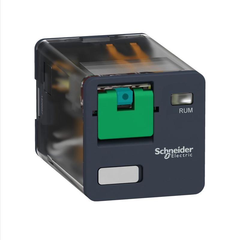 Schneider Electric universal plug-in relay - HARMONY RUM - 3 C/O - 24 V DC - 10 A, manufacturer catalog image