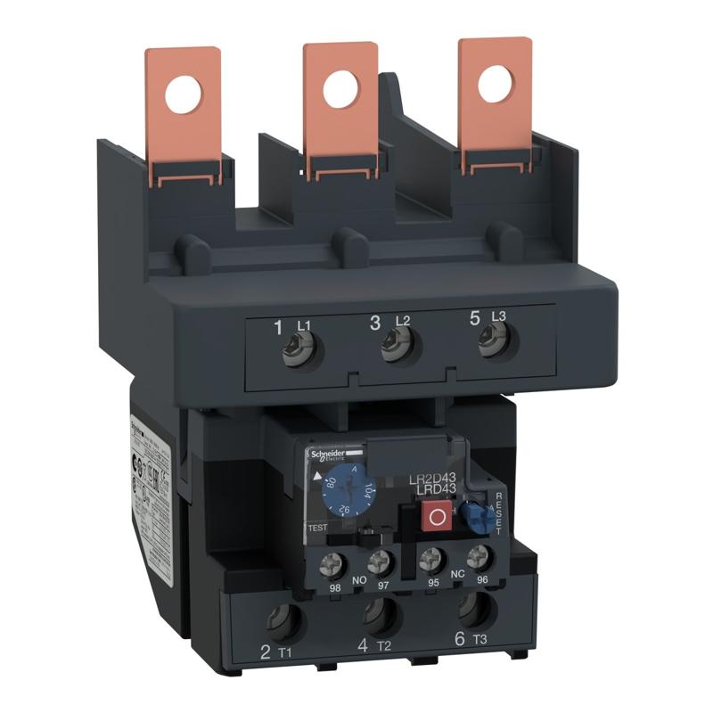 Schneider Electric TeSys LRD thermal overload relays - 80...104 A - class 10A, manufacturer catalog image