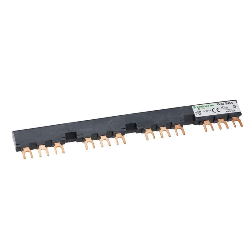 Schneider Electric Linergy FT - Comb busbar - 63 A - 4 tap-offs - 54 mm pitch, manufacturer catalog image
