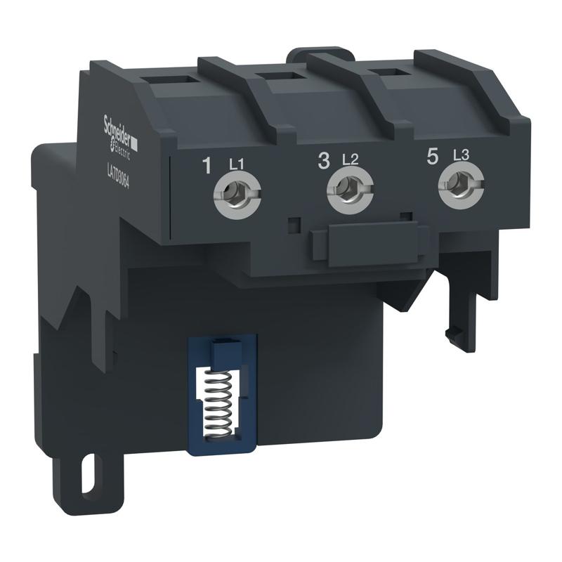 Schneider Electric Adapter terminal block, TeSys LRD, for separate mounting of LR2D3… LR3D3…, manufacturer catalog image