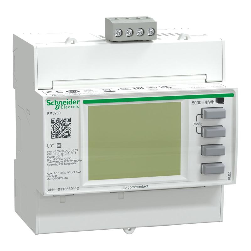 Schneider Electric PM3250 power meter - RS485, manufacturer catalog image