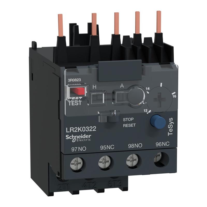 Schneider Electric TeSys K - differential thermal overload relays - 12...16 A - class 10A, manufacturer catalog image