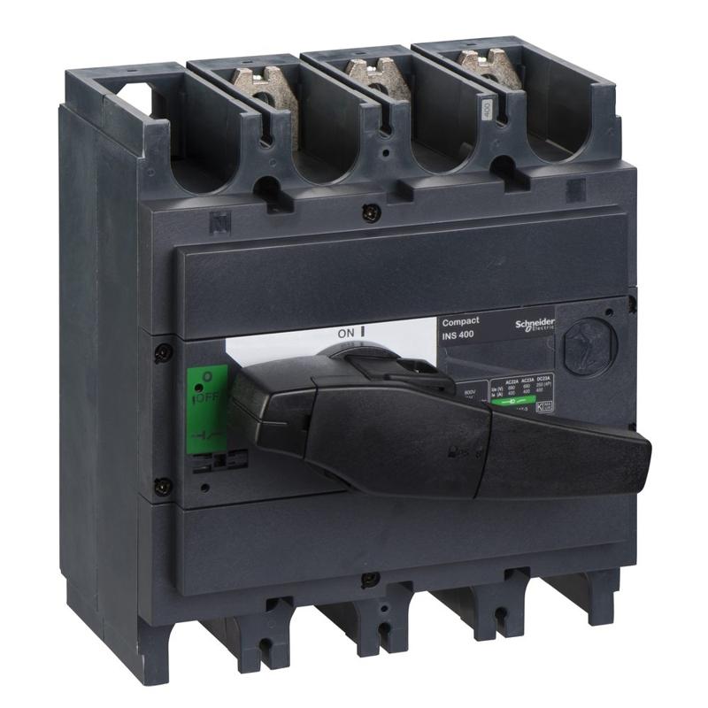 Schneider Electric switch-disconnector Compact INS400 - 400 A - 3 poles, manufacturer catalog image